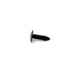 Black Universal Nylon Shield Retainer Head Diameter 11/16", Stem Diameter 5/16",  Stem Length 1 1/16" GM # 10121502 (Pack of 25)