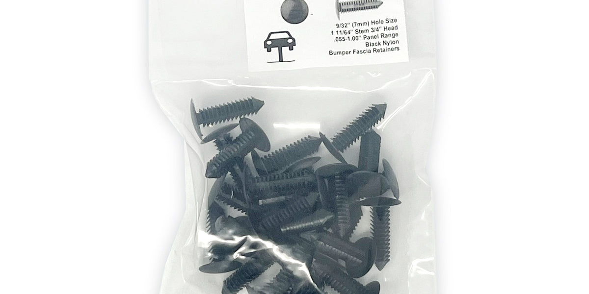 Black Nylon Shield Retainers | Top Rated — MT-RSR