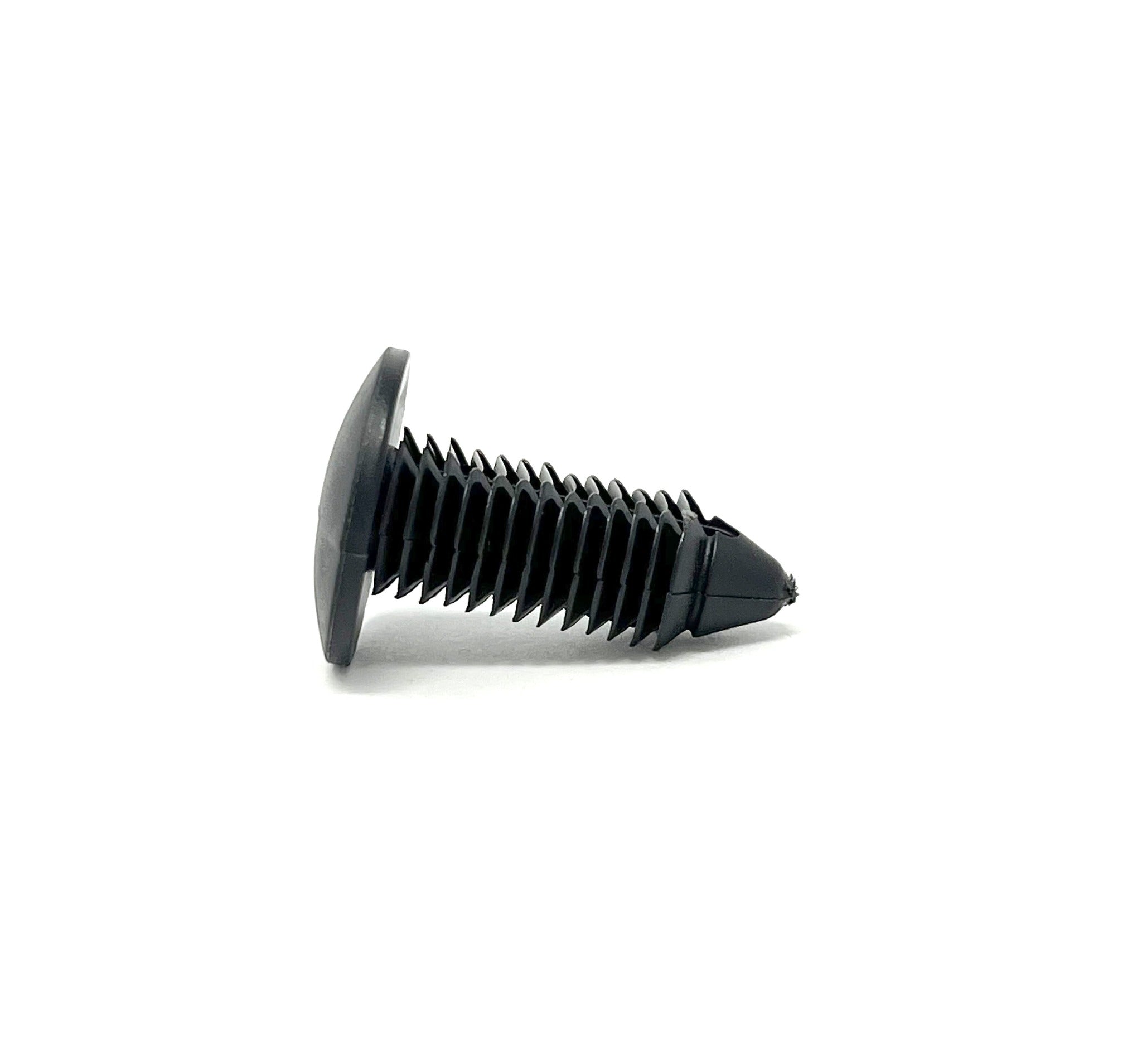 Black Universal Nylon Fascia Bumper Retainer Head Diameter 22mm, Stem Diameter 11mm, Stem Length 28mm Ford # N804379S, Pack of 25