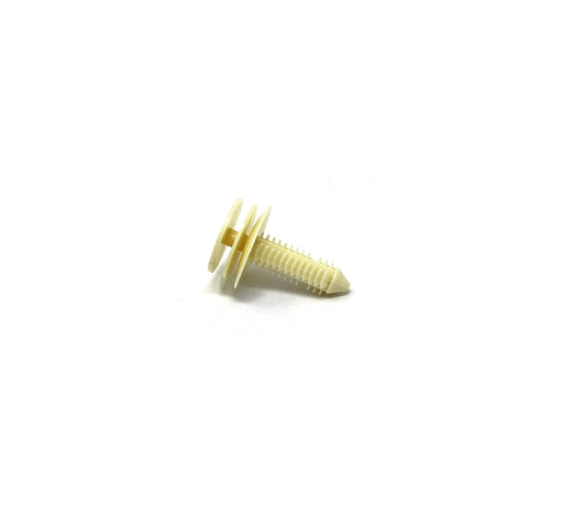 White Nylon Door Panel Ret   7mm Hole Size 24mm Stem Length (Pack of 25)