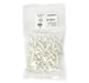 White Nylon Door Push Ret   1/4" Hole Size 11/16" Stem Length (Pack of 50)