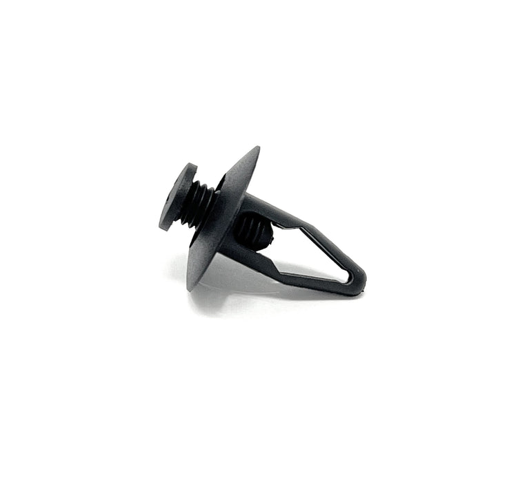 Black Nylon Inner Fender Shield Blind Rivet, Head Diameter 20mm, Stem Length 18mm, Fits Into 8mm Hole (Pack of 25)