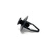 Black Nylon Inner Fender Shield Blind Rivet, Head Diameter 20mm, Stem Length 18mm, Fits Into 8mm Hole (Pack of 25)