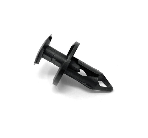 Black Nylon Push Type Retainer Head Diameter 20mm, Stem Length 20mm, Fits Into 8mm Hole (Pack of 25)
