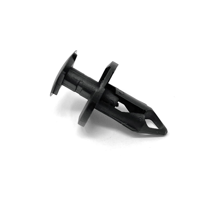 Black Nylon Push Type Retainer Head Diameter 20mm, Stem Length 20mm, Fits Into 8mm Hole (Pack of 25)