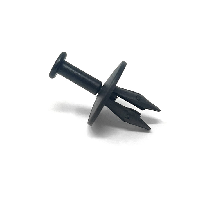 Black Universal Nylon Fascia Retainer Head Diameter 1", Stem Length 23/32",  Fits Into 3/8" Hole (Pack of 25)