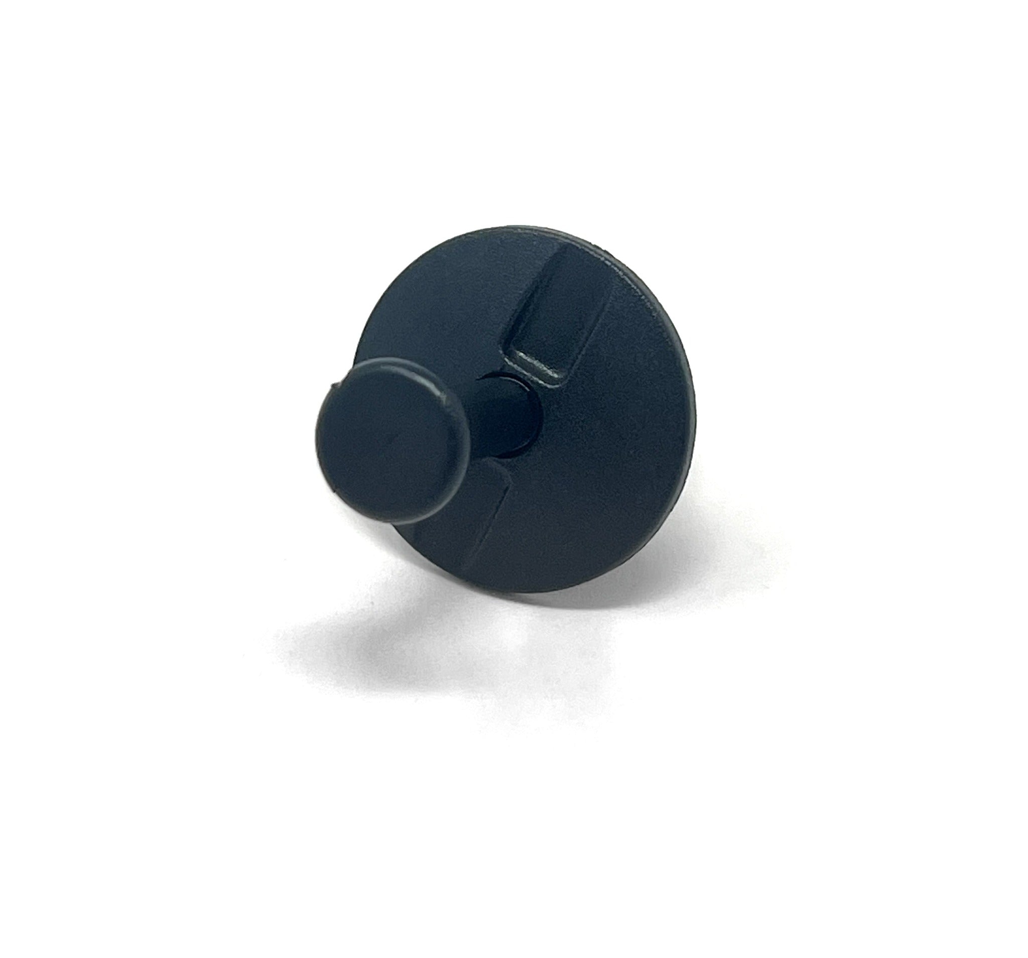 Black Universal Nylon Fascia Retainer Head Diameter 1", Stem Length 23/32",  Fits Into 3/8" Hole (Pack of 25)