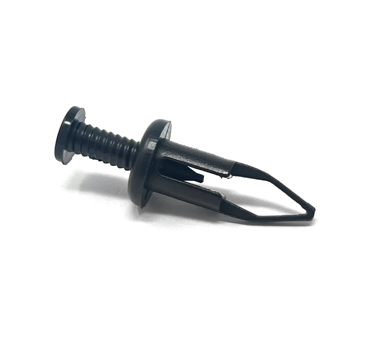 Black Nylon Bumper Cover Rivet   9mm Hole Size 27mm Stem Length (Pack of 10)