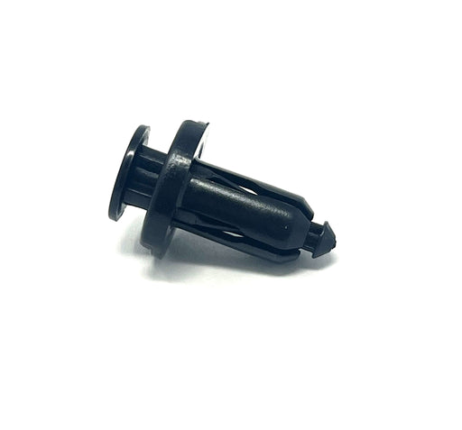 Black Nylon Fender Push Retainer   10mm Hole 20mm Flange 18mm Stem (Pack of 15)