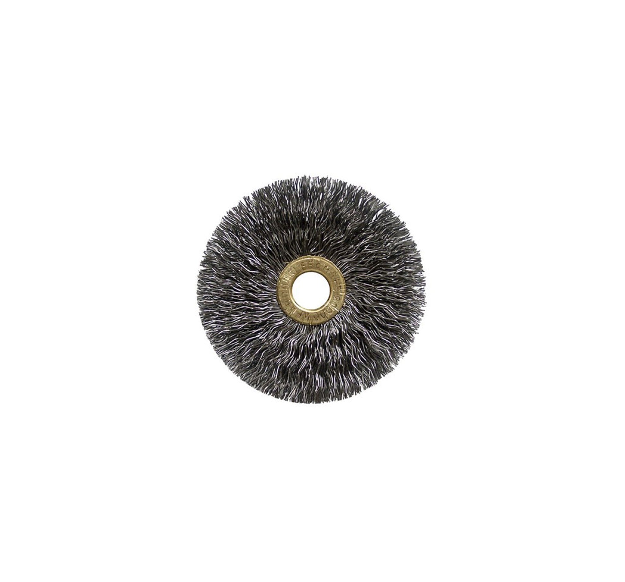 3” (75mm) Circulars Crimped Wire Wheel 3” X 1/2″ Arbor Hole Fine .008 Wire