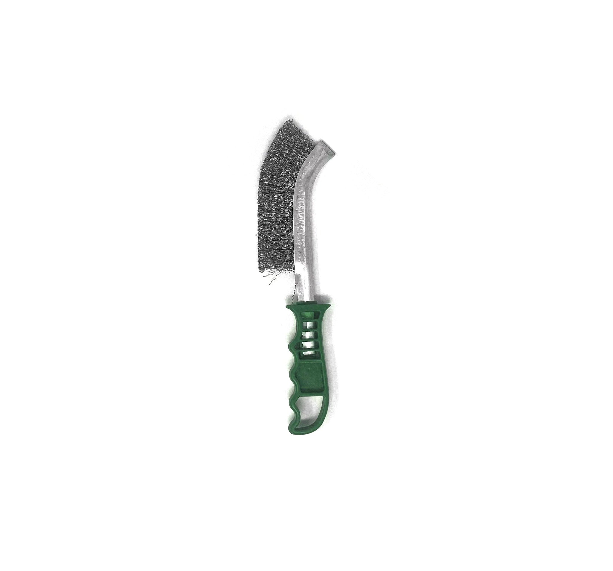 Green Handle Plastic Handle Stainless Steel Wire Brush