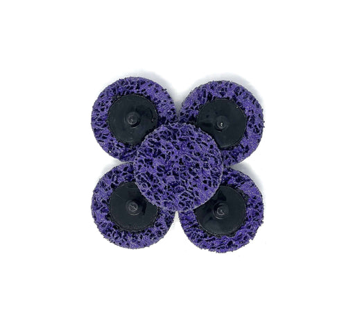 2” Purple Strip Away Disc twist to lock style 5PK