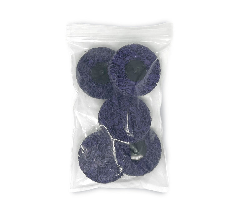 3” Purple Strip Away Disc twist to lock style 5PK