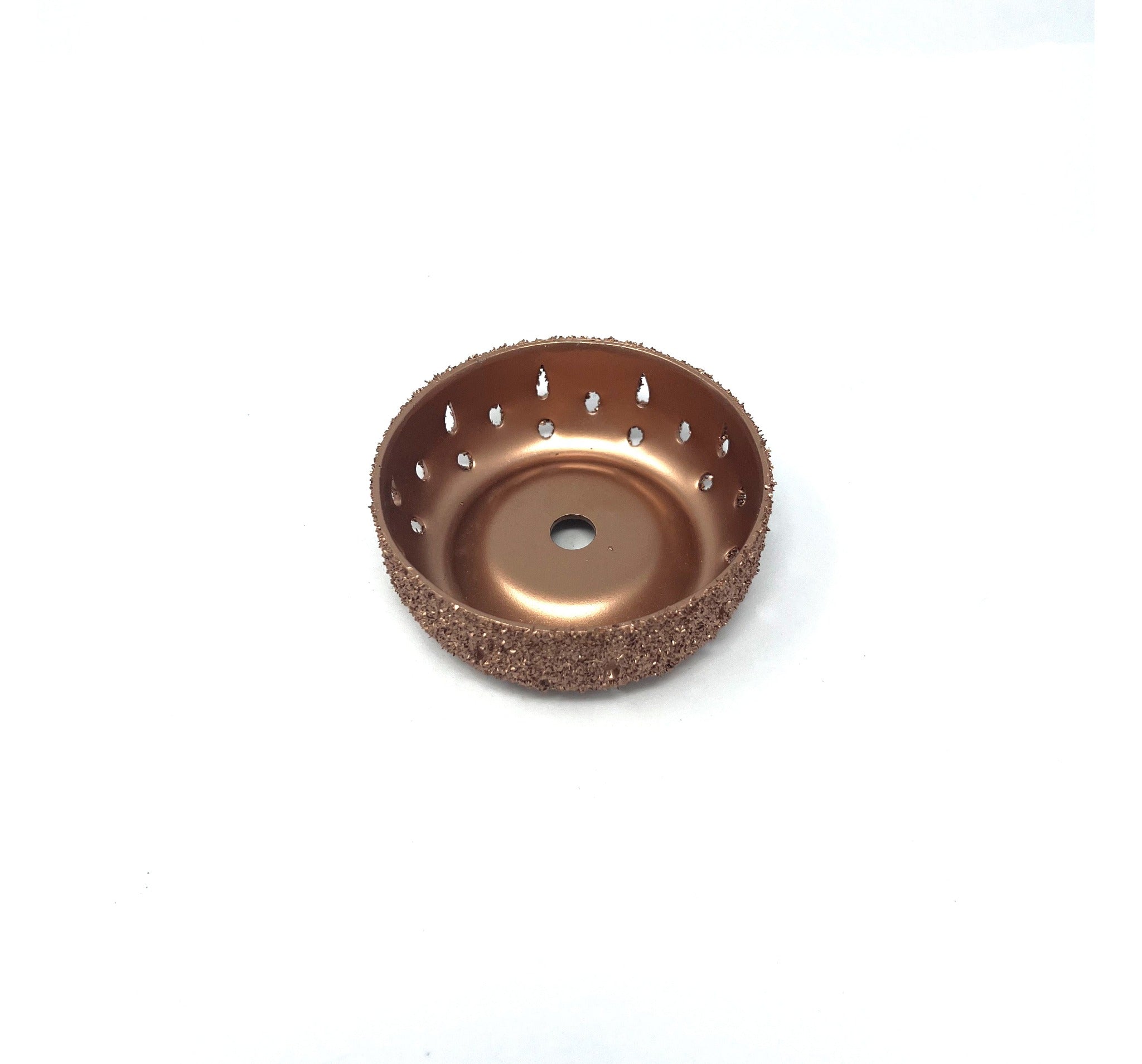 Copper Contour Wheel 36 Grit 4” X 1.5” AH ½”