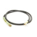 54" Inflator Hose Assembly With Spring Guard (Open Coupling one side, 1/4" Female NPT Swivel on other side)