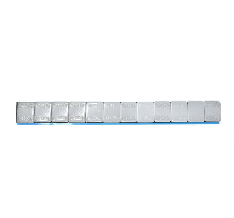 1/4 oz Gray Steel Adhesive Wheel Weights Low Profile