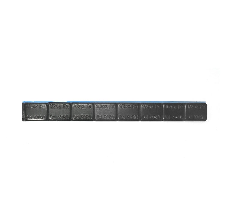 1/2 oz Black Steel Adhesive Wheel Weight Low Profile