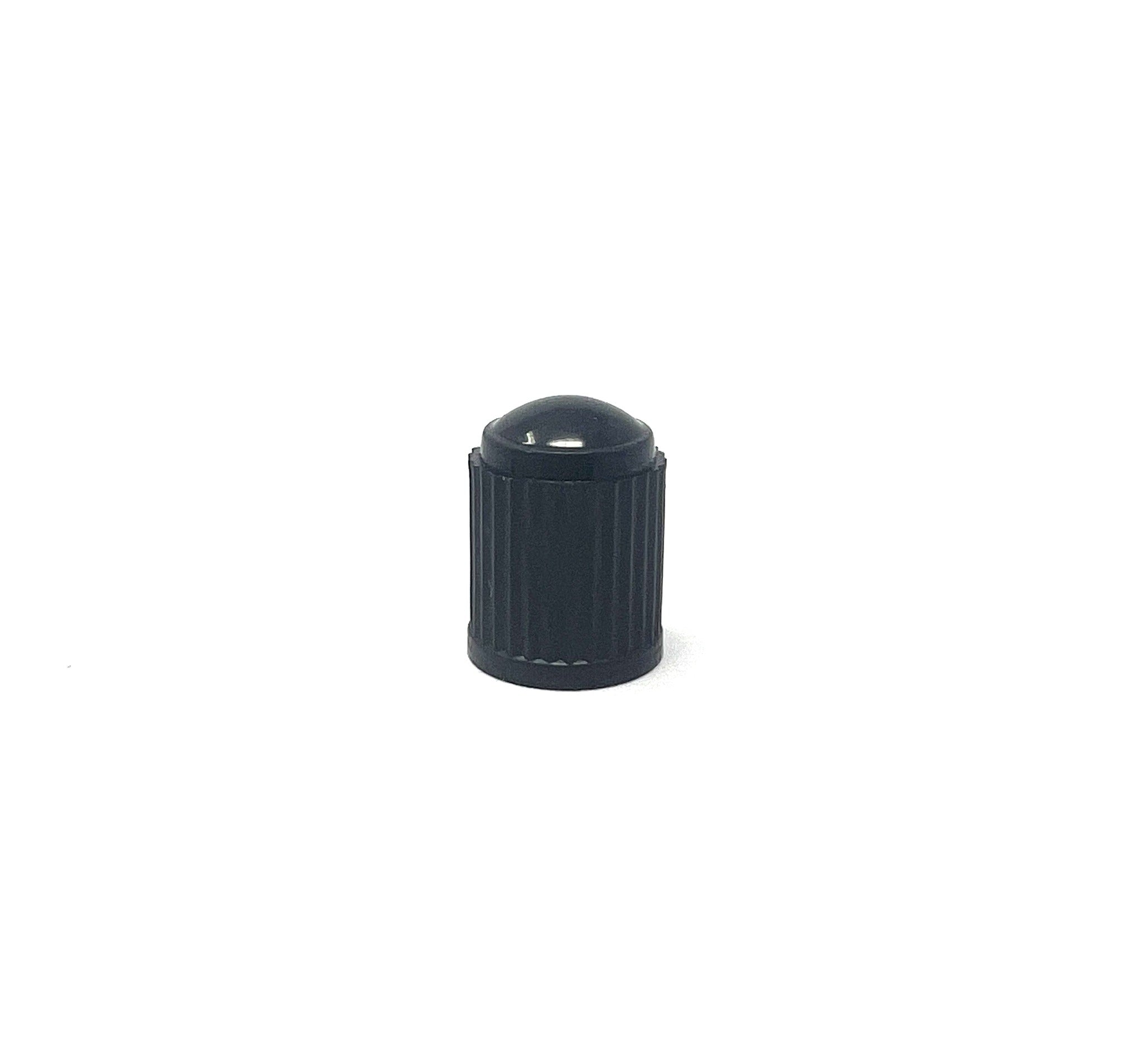 Black Plastic Valve Caps with O ring 100/box